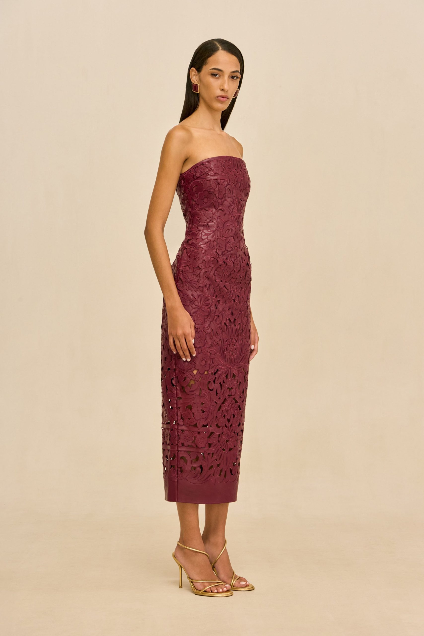 RAYLENE GOWN - CHIANTI - Image 4