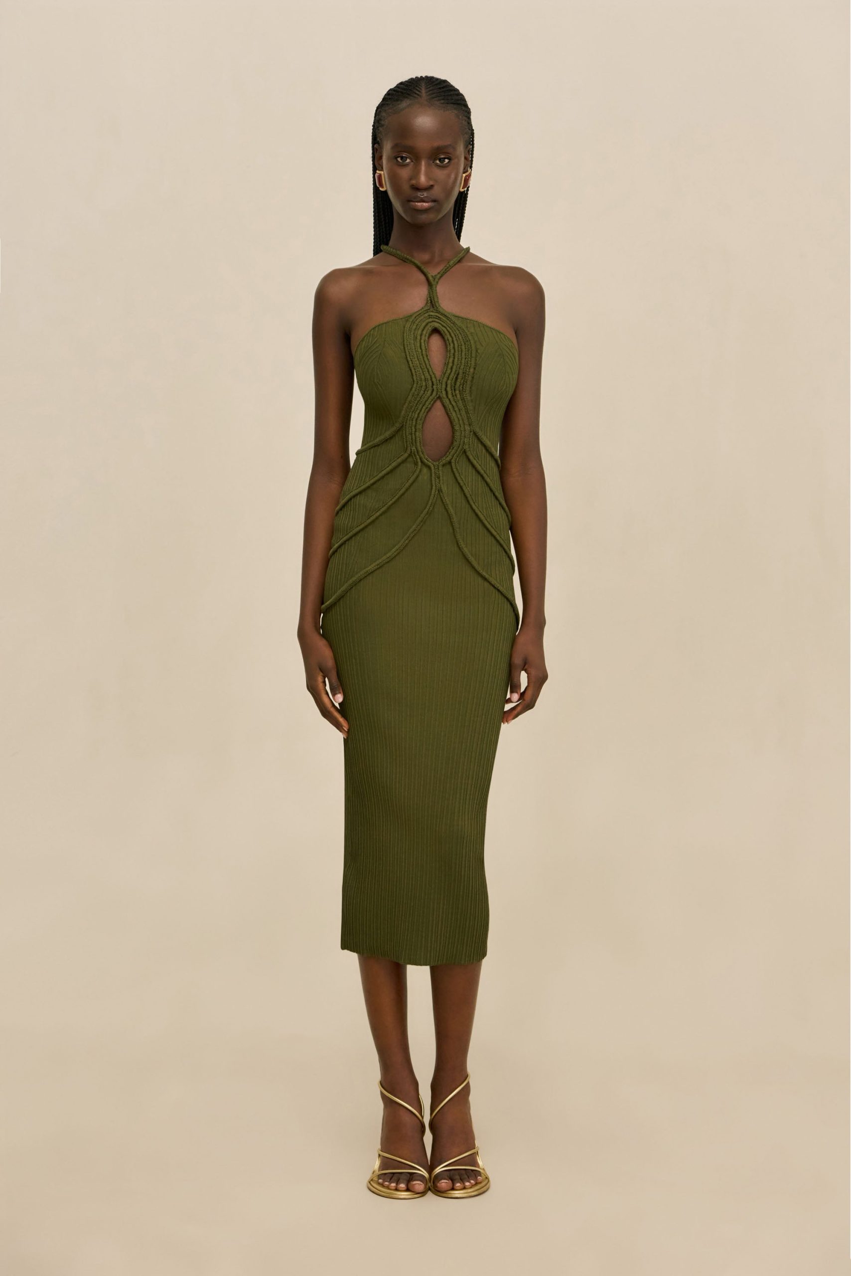 AVERY KNIT DRESS - SERPENT - Image 4
