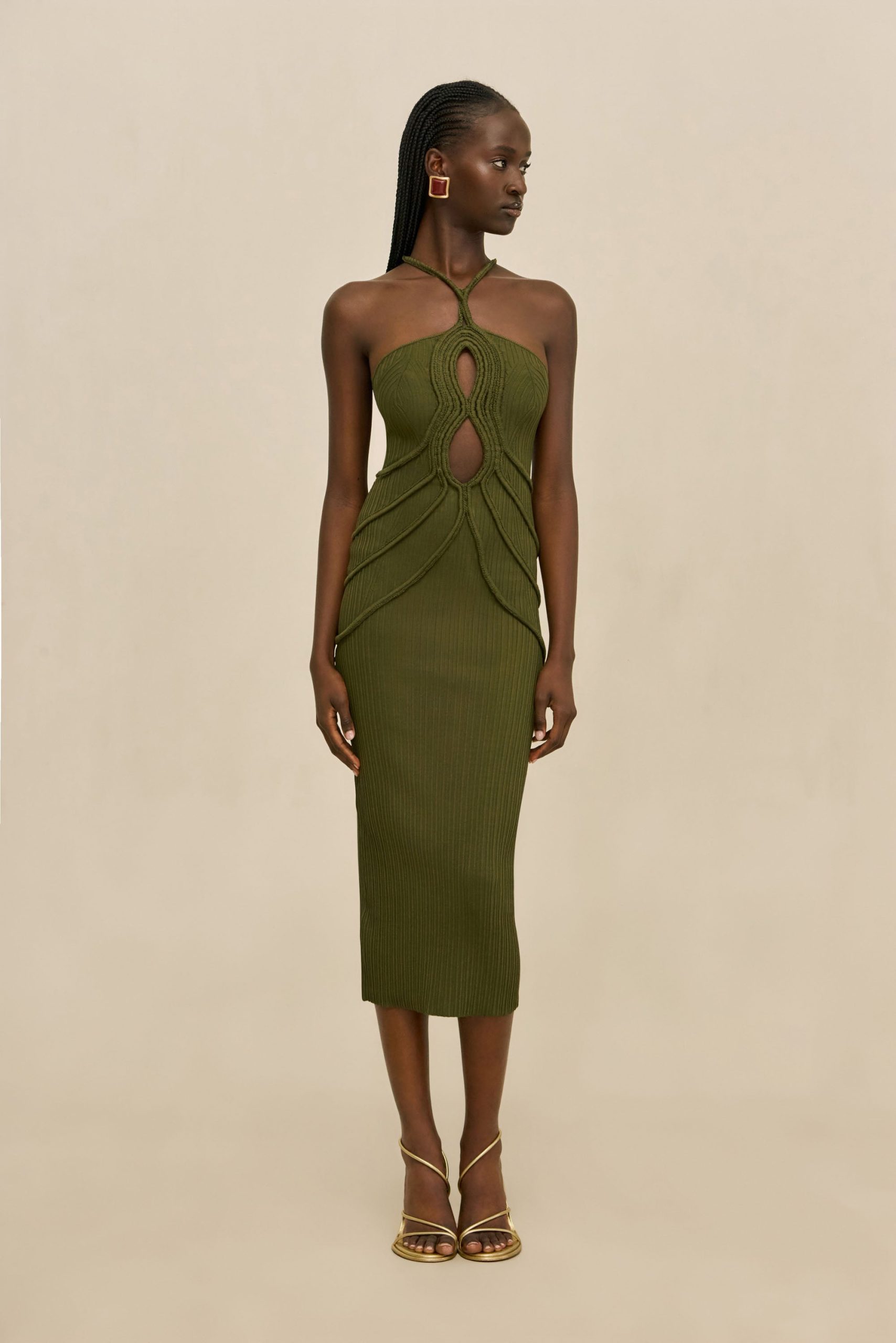AVERY KNIT DRESS - SERPENT - Image 2