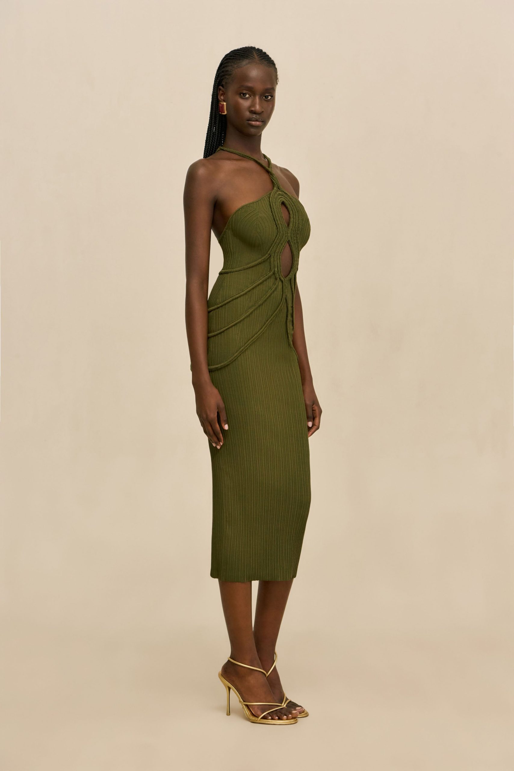 AVERY KNIT DRESS - SERPENT - Image 6