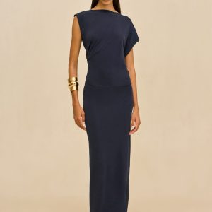 JONA DRESS - DEEP LAKE