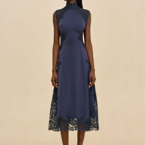 ANIMA DRESS - DEEP LAKE