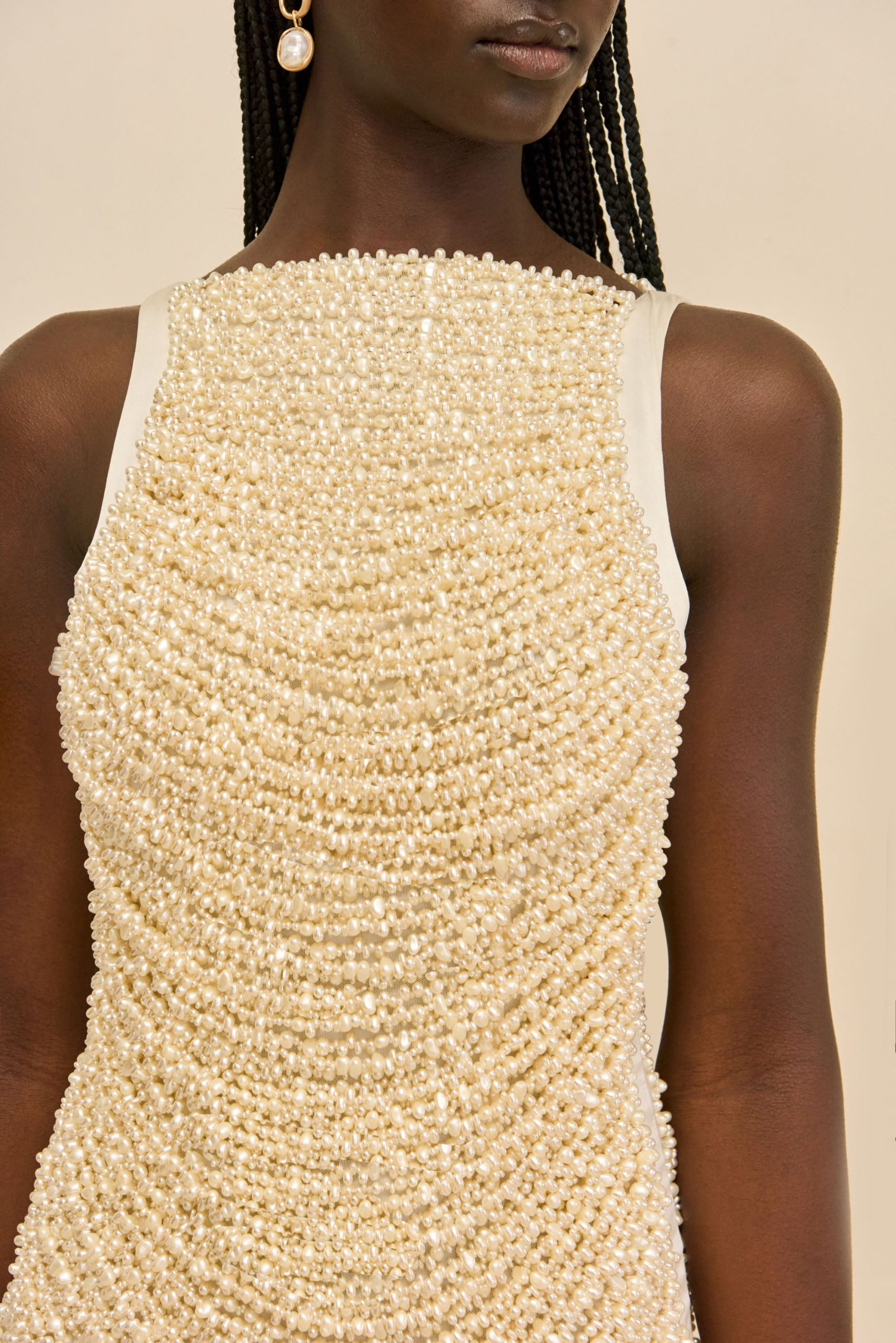 MADISON DRESS - OFF WHITE - Image 3