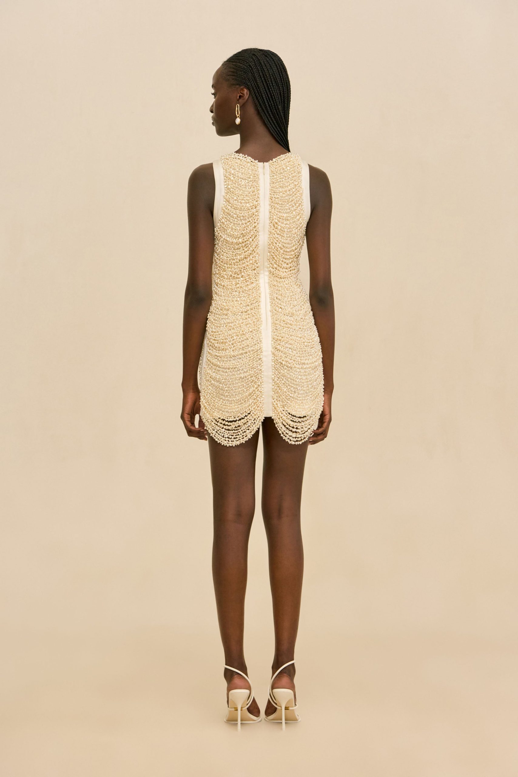 MADISON DRESS - OFF WHITE - Image 6