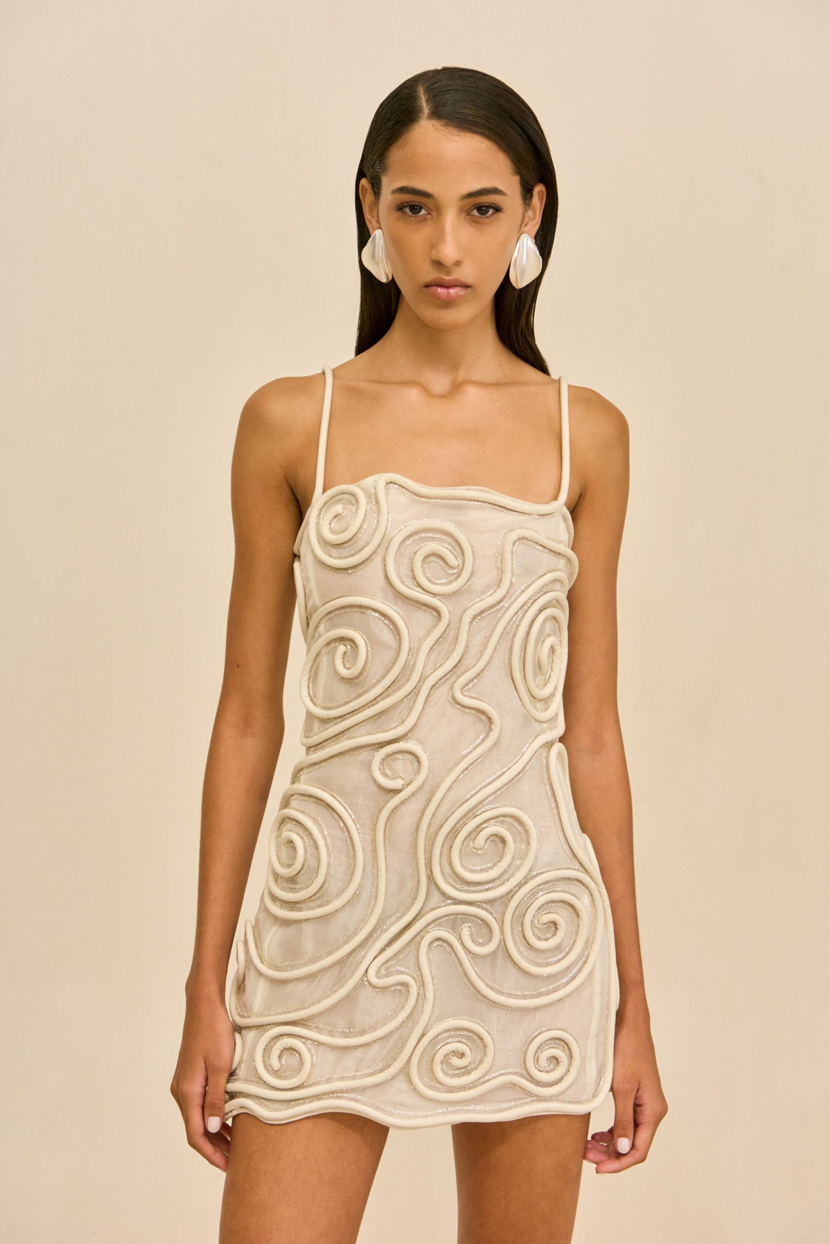 TALINA DRESS - OFF WHITE - Image 2