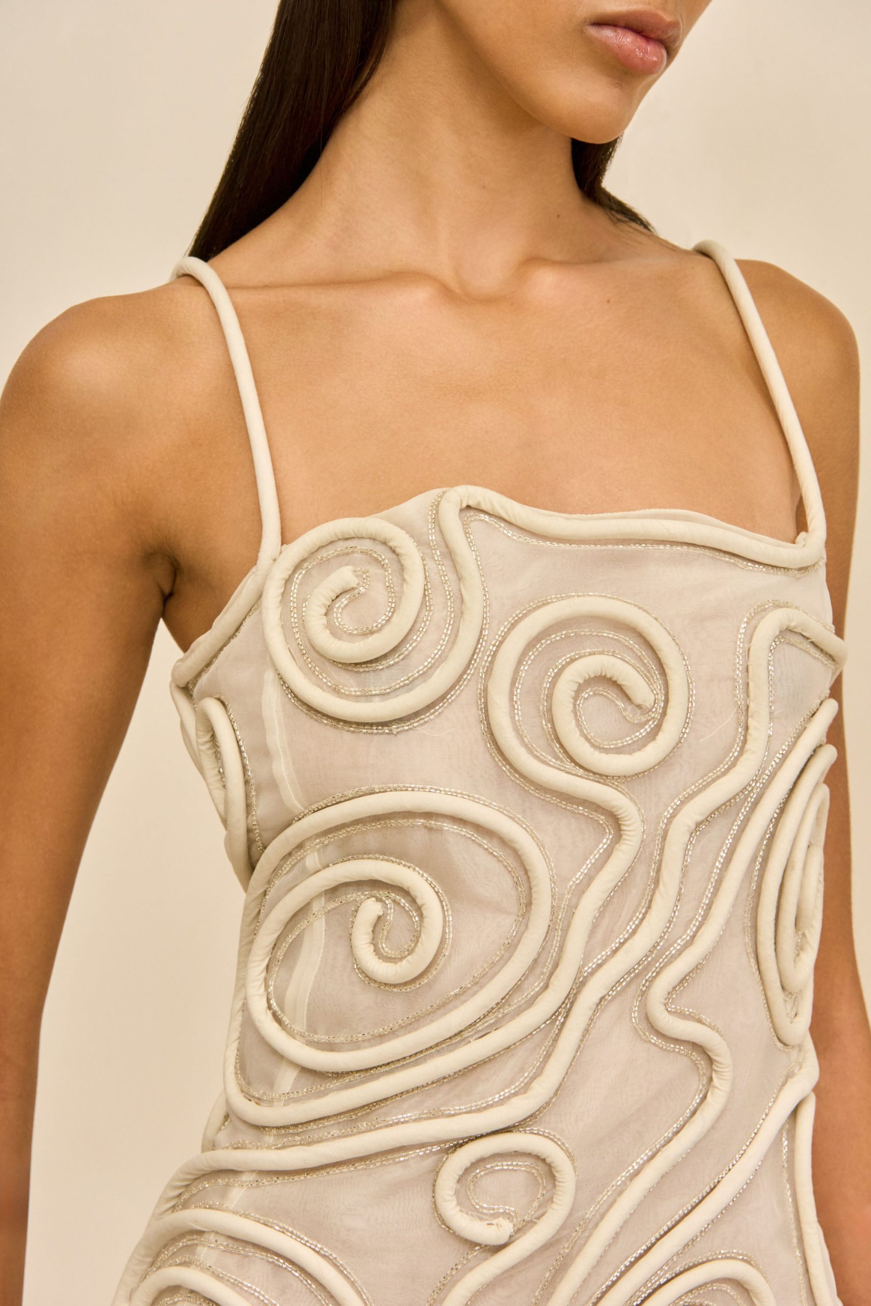 TALINA DRESS - OFF WHITE - Image 4