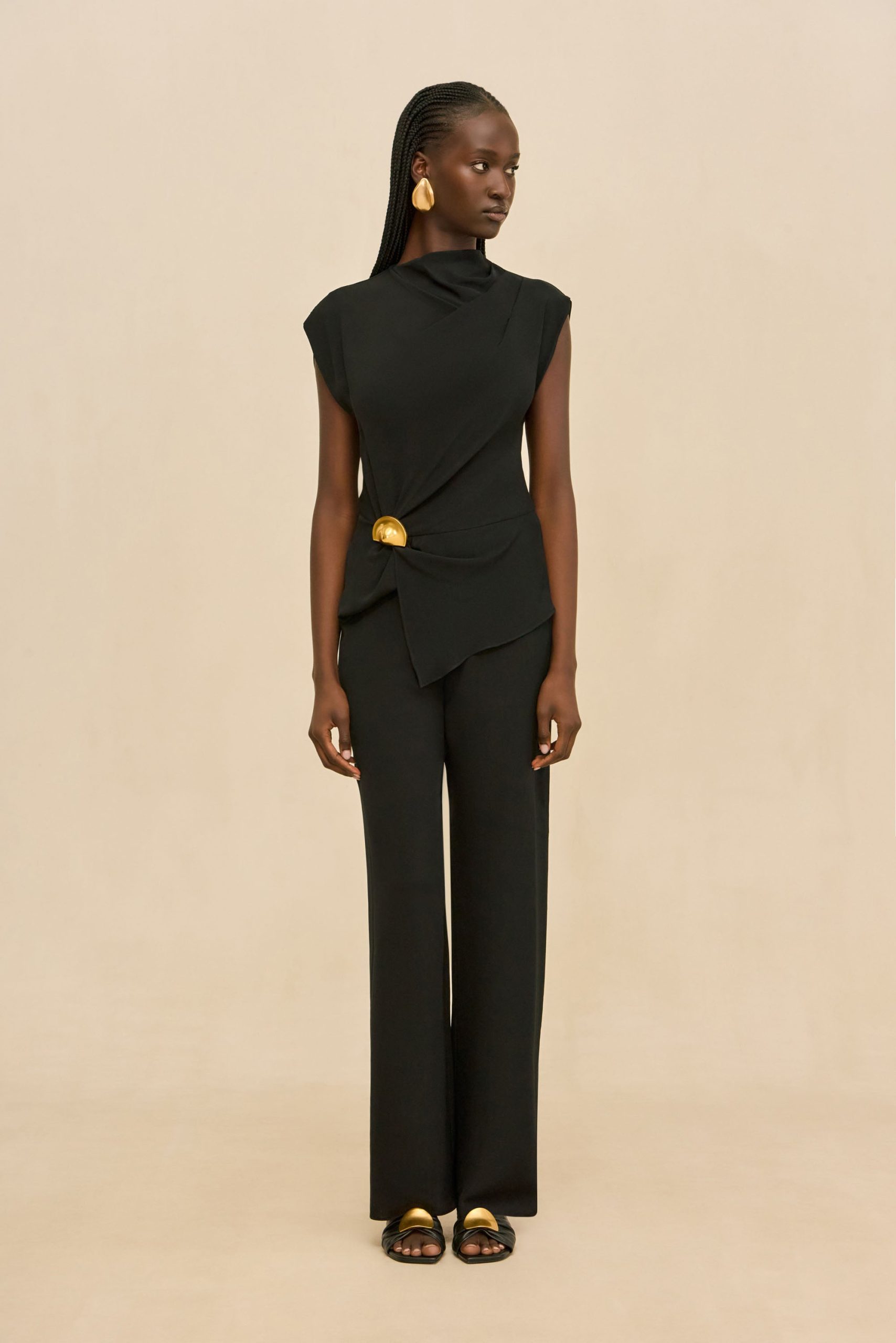 ESMIA TOP - BLACK - Image 2
