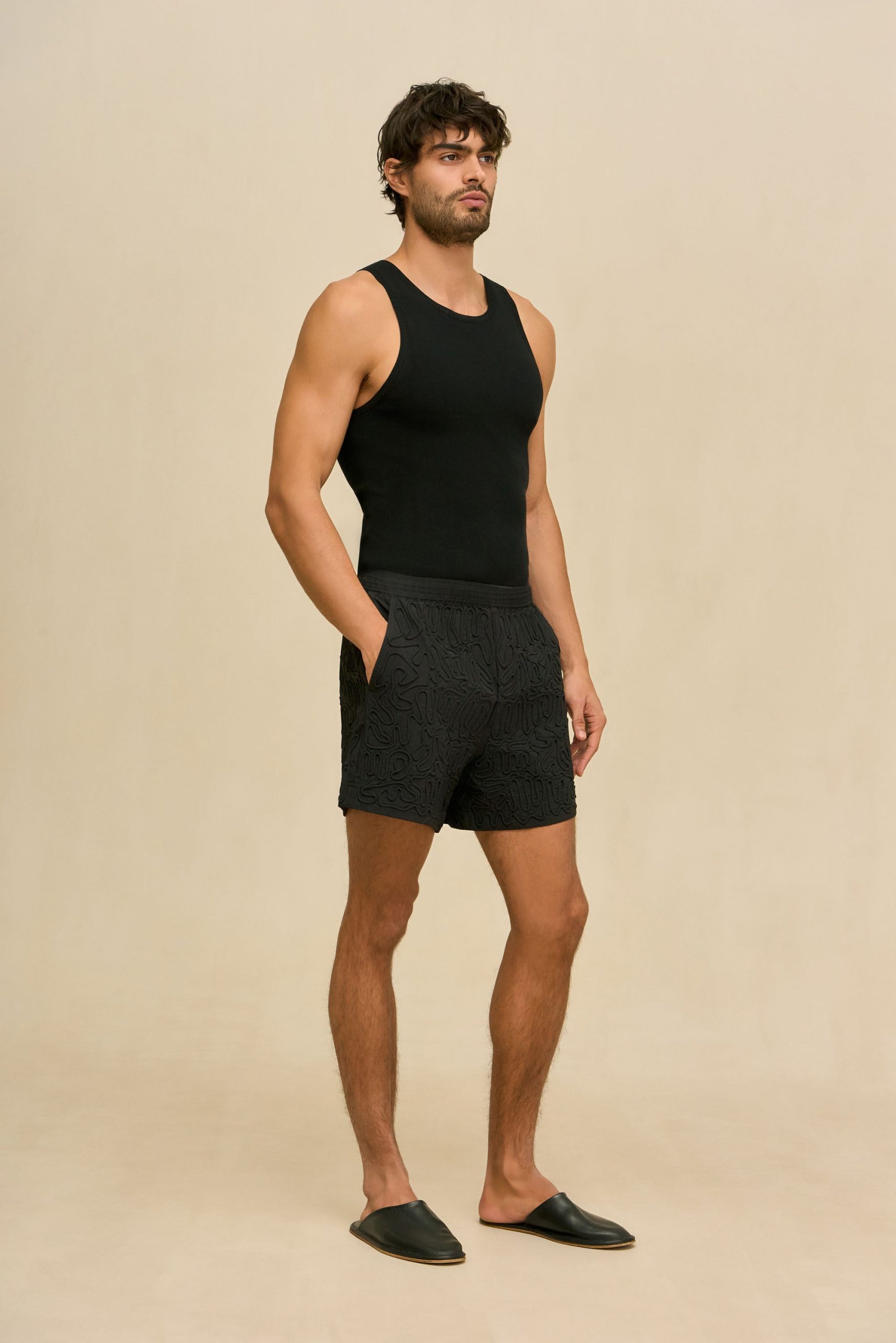KHAI SWIM SHORT - BLACK - Image 4