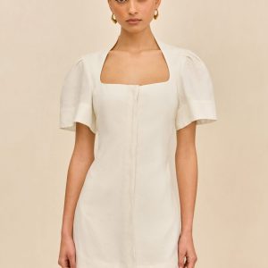 SABLE DRESS - OFF WHITE