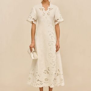 JAIRAYA DRESS - OFF WHITE