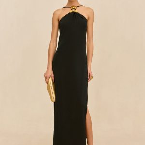 VAELA GOWN - BLACK