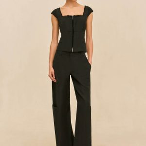 WYNN LOW RISE PANT - BLACK