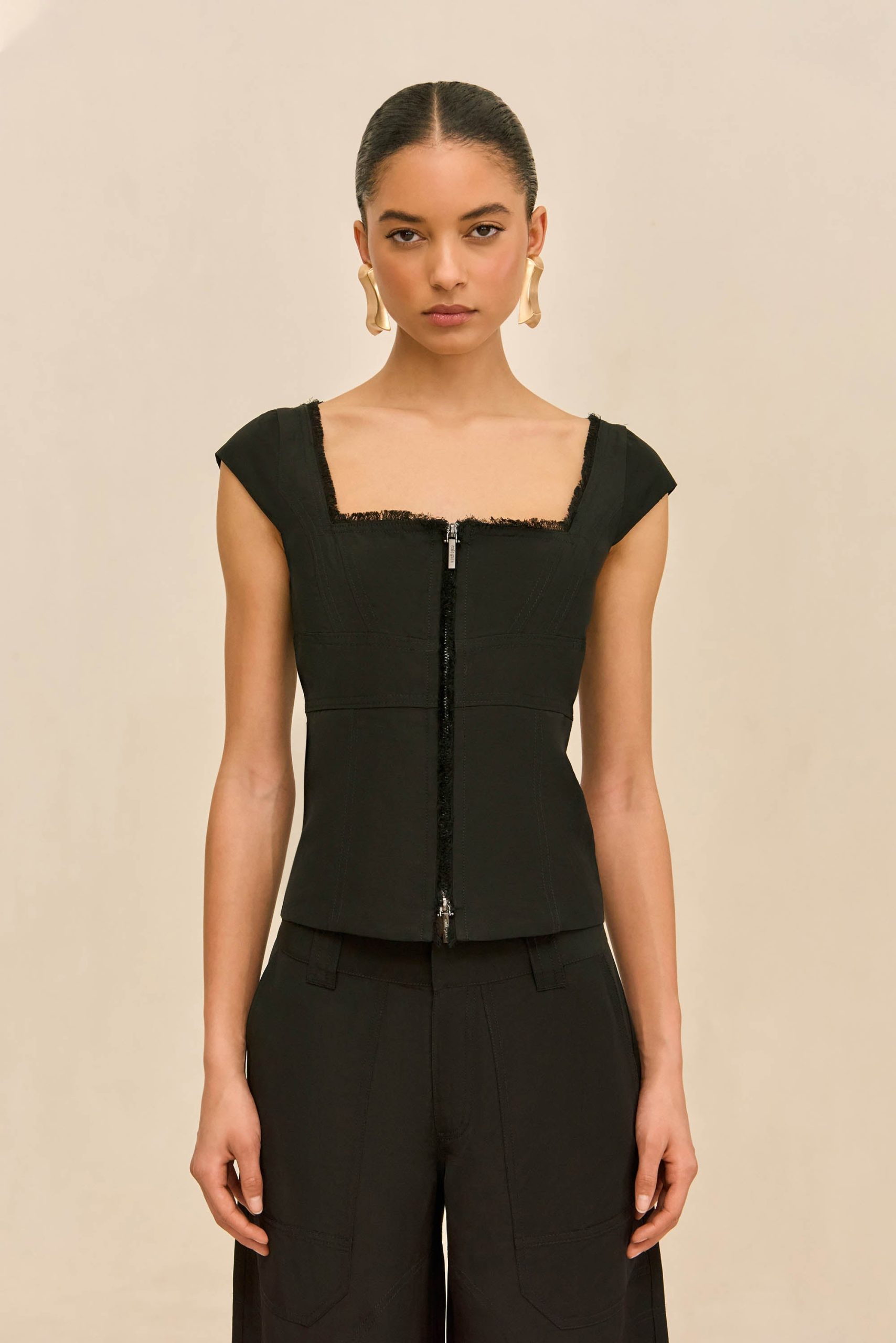 CELESTIA TOP - BLACK - Image 2