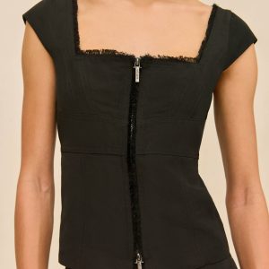 CELESTIA TOP - BLACK