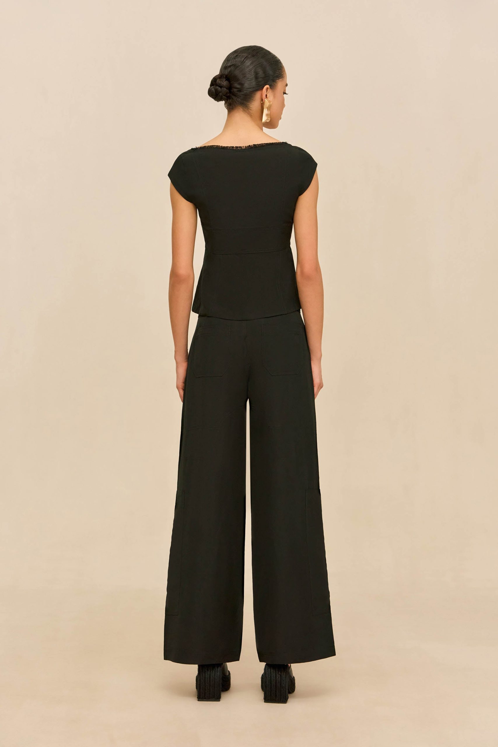 WYNN LOW RISE PANT - BLACK - Image 5