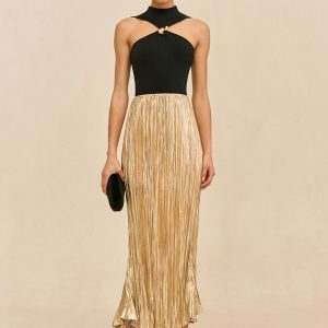 OMID SKIRT - GOLD