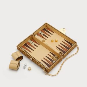 THE BACKGAMMON CLUTCH - NATURAL INA