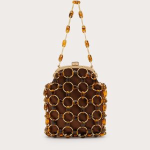 BRIELLE WRISTLET - CARAMEL TORTOISE