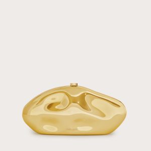 CALDERA CLUTCH - SHINY GOLD