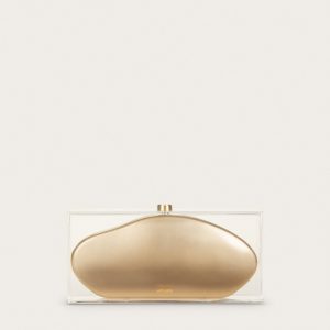 ANNIKA CLUTCH - BRASS