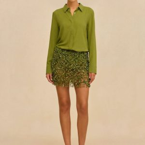 IDALIA SKIRT - DEEP PASTURE