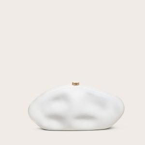 THE CALDERA CLUTCH - ANTIQUE WHITE