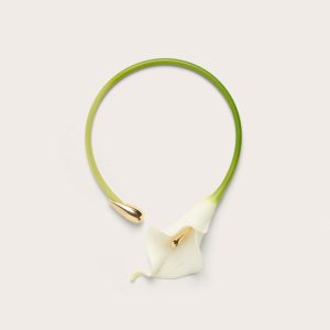 CALLA VINE CHOKER - WHITE