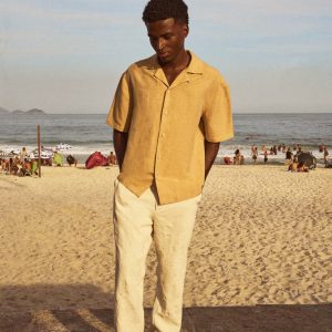 GRIFFIN SHIRT - ALMOND