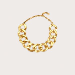 DULCE CHOKER NECKLACE - ANTIQUE BRASS