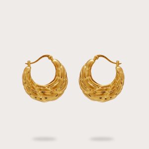 FARINA EARRING - ANTIQUE BRASS