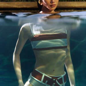ESTRELLA BIKINI TOP - LARGE SADDLE STRIPE