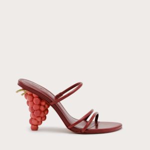 GRAPE SANDAL - CRIMSON