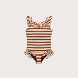 KIDS ALANAH ONE PIECE - SMALL SADDLE STRIPE