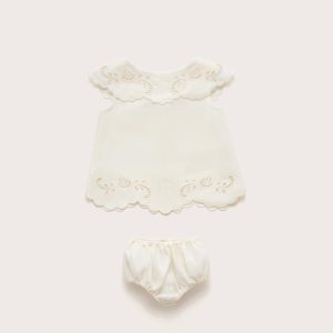 BABY FRIDLI DRESS - OFF WHITE