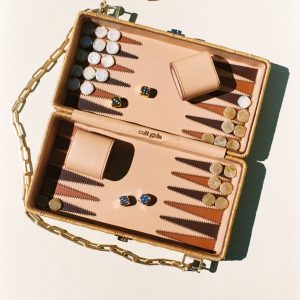 THE BACKGAMMON CLUTCH - NATURAL