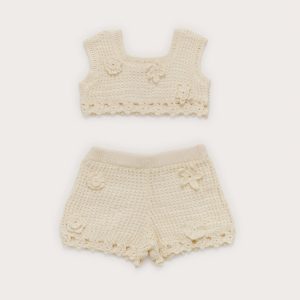 BABY JANA SET - OFF WHITE