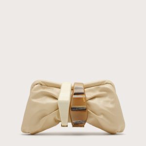 JULITA CONVERTIBLE CLUTCH - ALABASTER