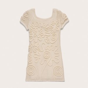 KIDS NISSA DRESS - OFF WHITE