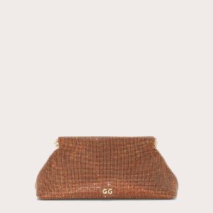 LILLIA RHINESTONE MINI CLUTCH - SMOKED TOPAZ