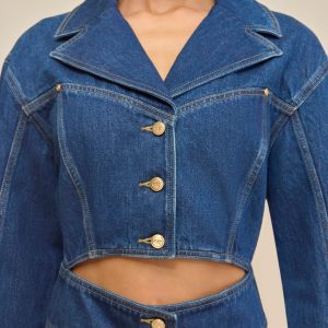 WILFRED JACKET - DARK STONE WASH