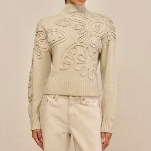 DEVA KNIT SWEATER - BEACH