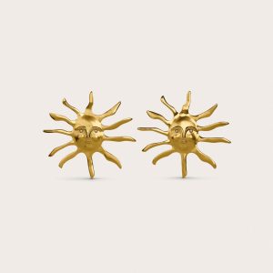 LEO EARRING - ANTIQUE BRASS