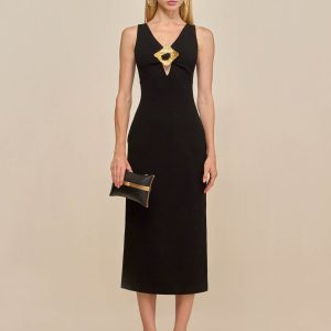MARLA KNIT DRESS - BLACK