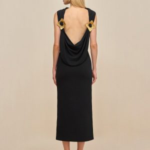 DEIRDRA DRESS - BLACK
