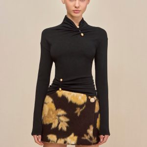 CORNELIA SKIRT - WHEAT MULTI