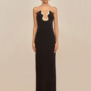 ABRIL GOWN - BLACK