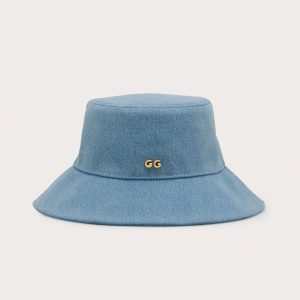 MADDIE DENIM HAT - VINTAGE BLUE
