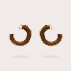 MADEIRA EARRING - WALNUT