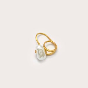 MARAIS RING - BRUSHED BRASS