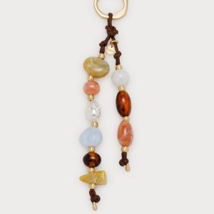 MERCIER KEY RING - SADDLE BAUBLE MULTI